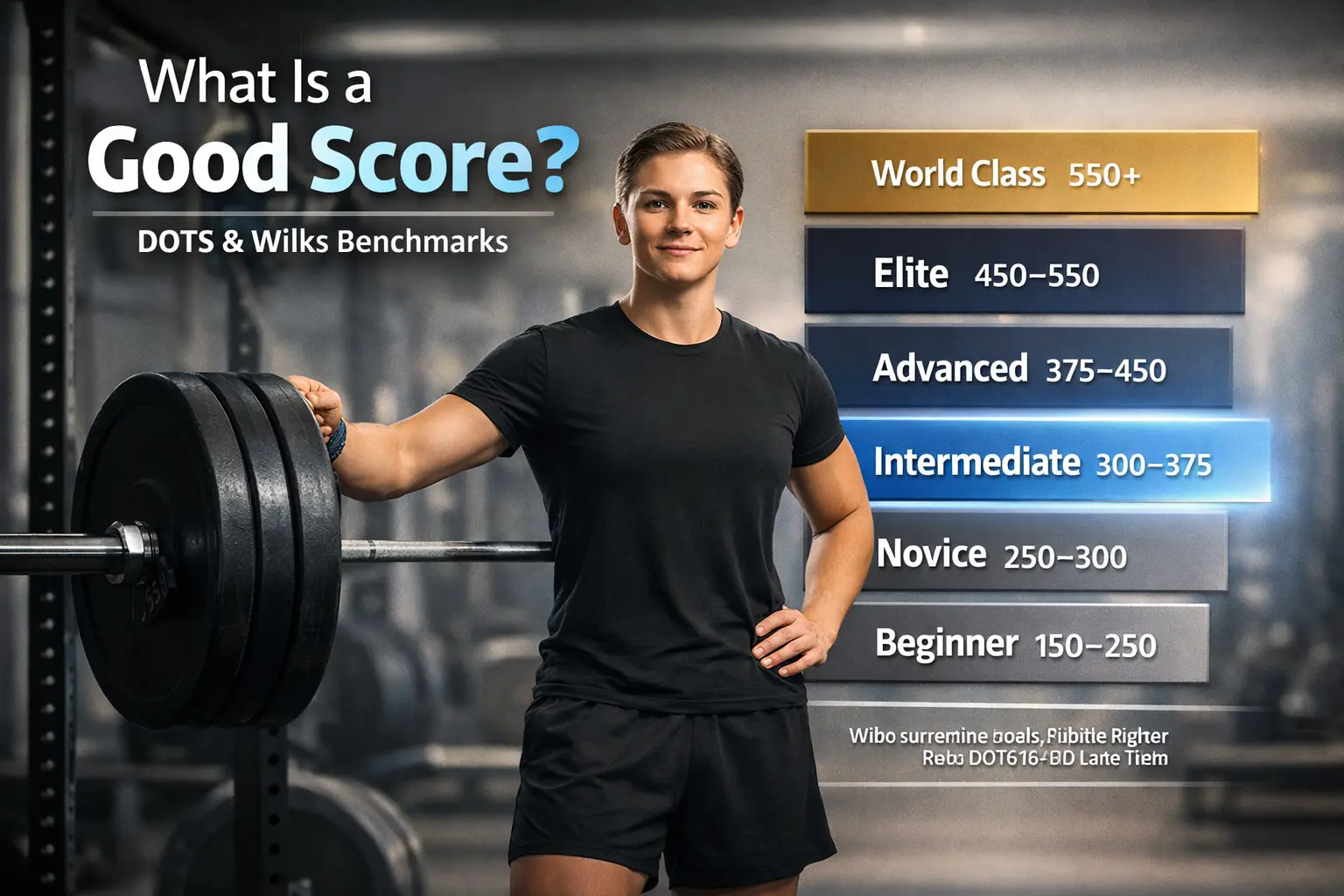What Is a Good DOTS or Wilks Score? Powerlifting Benchmarks by Level