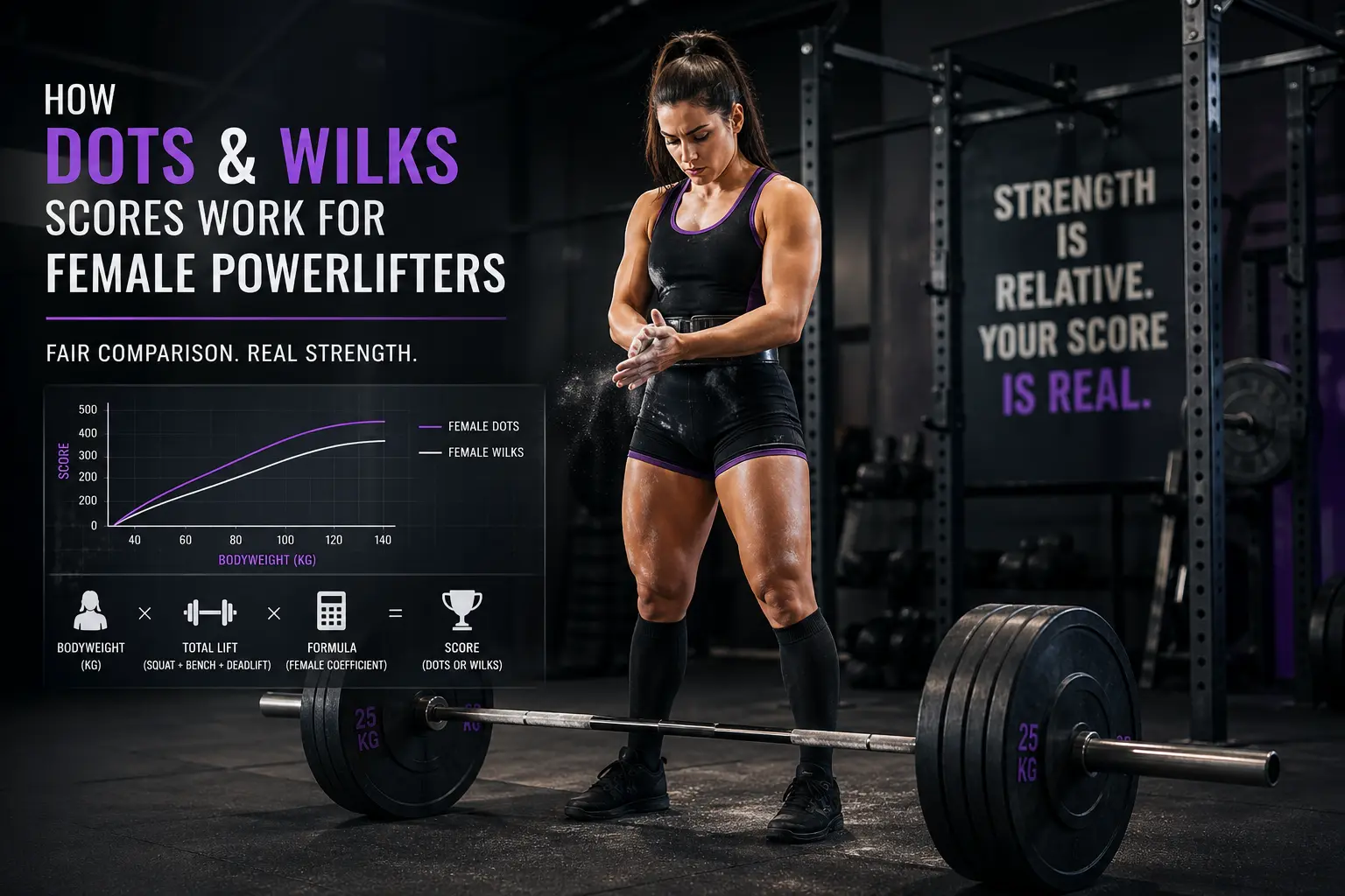 How DOTS and Wilks Scores Work for Female Powerlifters