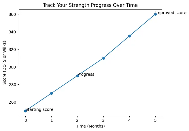 infograph for Track Your Strength Progress Over Time