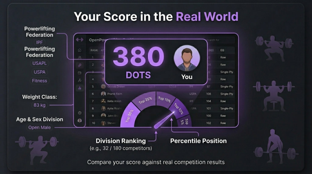 infograph about Your Score in the Real World